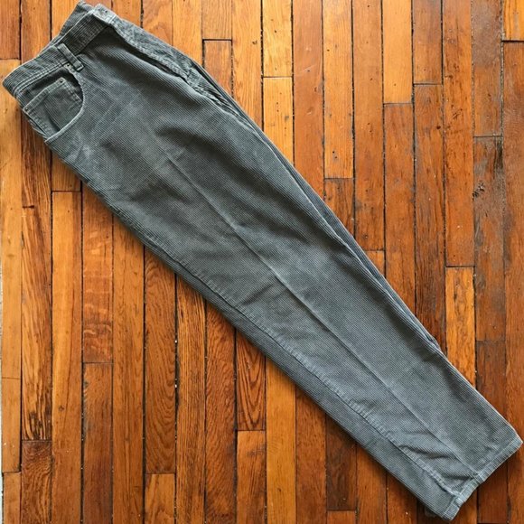 Ralph Lauren Pants Vintage 9s Chaps X Ralph Lauren Men Grey Thick
